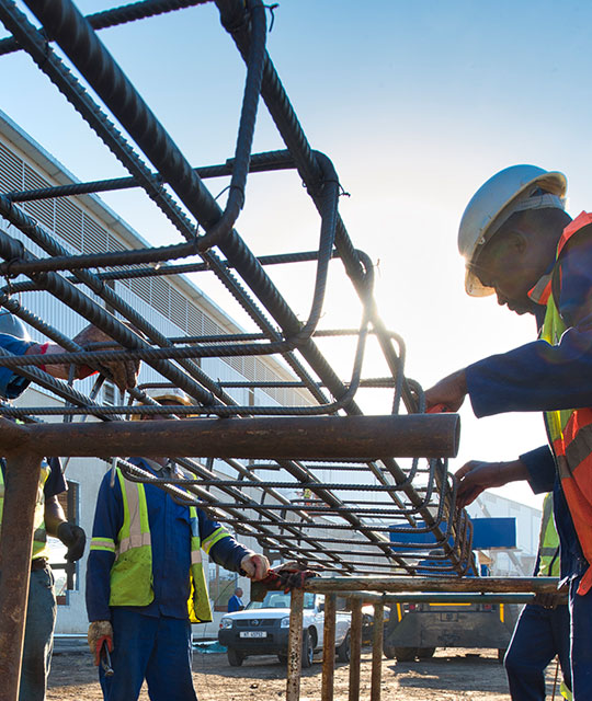 Construction site in Lubumbashi